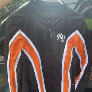 Harley Davidson jacket and boots